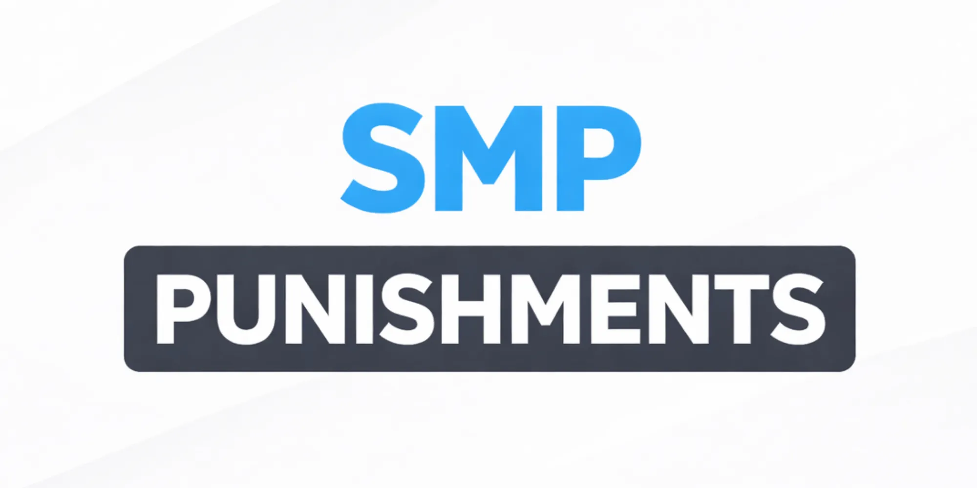 SMP Punishments Minecraft moderation plugin artwork for voice mute and bans